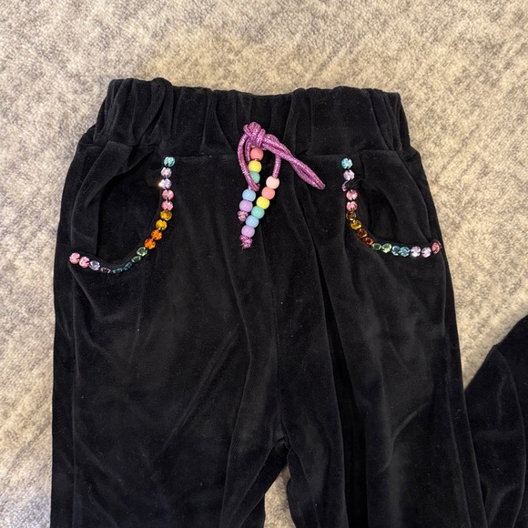 Lola and the boys black velour set! - Picture 3 of 5